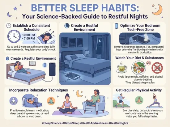 Better Sleep Habits: Your Science-Backed Guide to Restful Nights 2026
