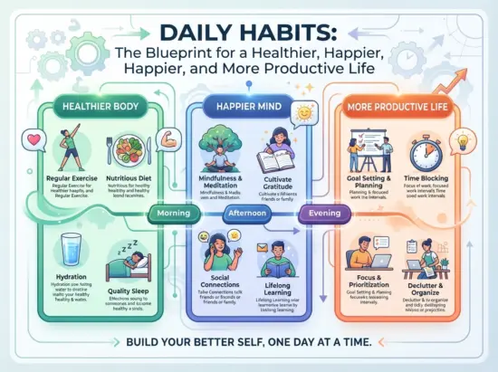 Daily Habits: The Blueprint for a Healthier, Happier, and More Productive Life2026