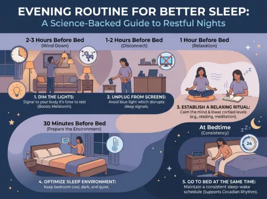 Evening Routine for Better Sleep: A Science-Backed Guide to Restful Nights 2026