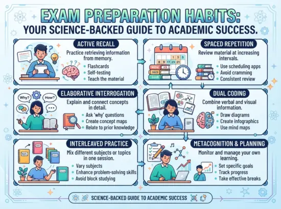 Exam Preparation Habits: Your Science-Backed Guide to Academic Success 2026
