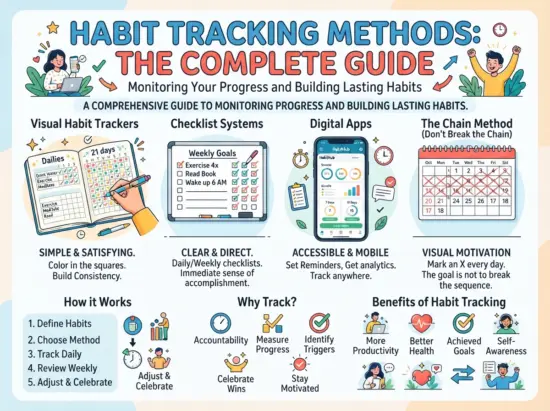 Habit Tracking Methods: The Complete Guide to Monitoring Your Progress and Building Lasting Habits 2026