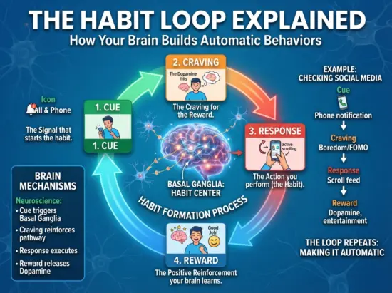 The Habit Loop Explained: How Your Brain Builds Automatic Behaviors2026