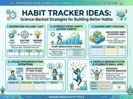Habit Tracker Ideas: Science-Backed Strategies for Building Better Habits 2026