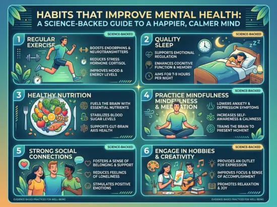 Habits That Improve Mental Health: A Science-Backed Guide to a Happier, Calmer Mind 2026