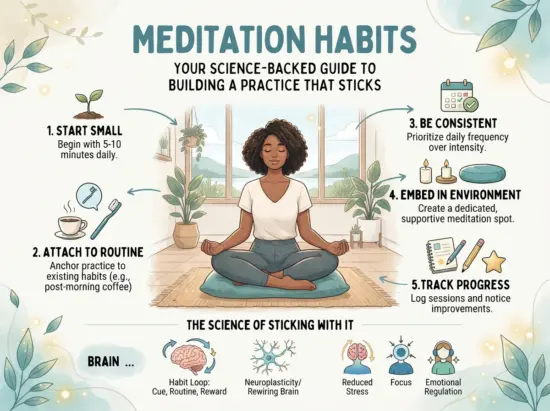 Meditation Habits: Your Science-Backed Guide to Building a Practice That Sticks 2026