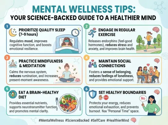 Mental Wellness Tips: Your Science-Backed Guide to a Healthier Mind 2026