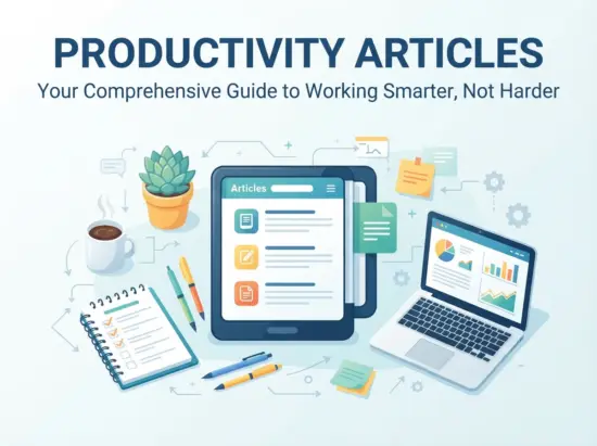 Productivity Articles: Your Comprehensive Guide to Working Smarter, Not Harder 2026