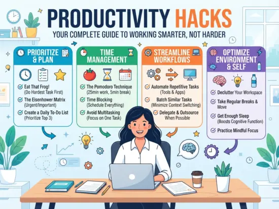 Productivity Hacks: Your Complete Guide to Working Smarter, Not Harder 2026