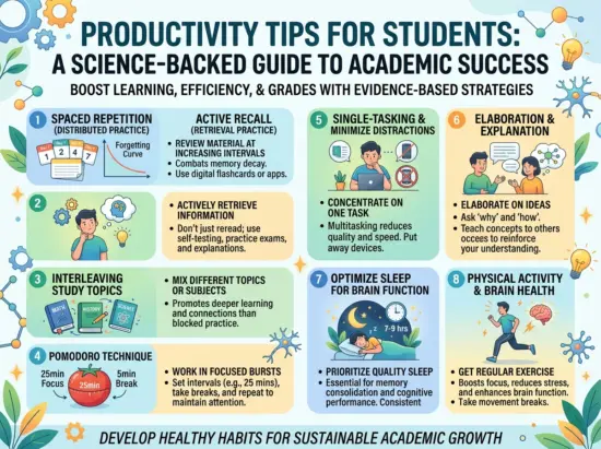 Productivity Tips for Students: A Science-Backed Guide to Academic Success 2026