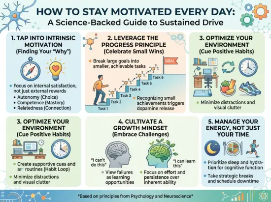 How to Stay Motivated Every Day: A Science-Backed Guide to Sustained Drive 2026