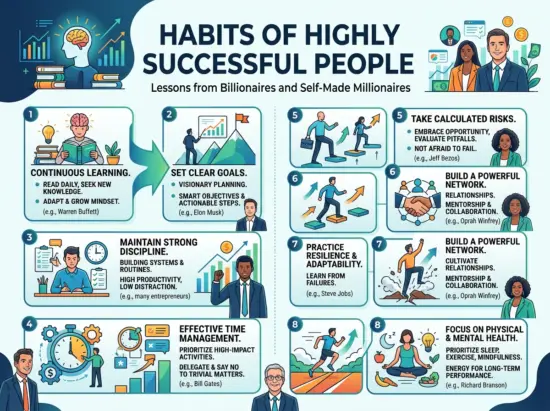 Habits of Highly Successful People: Lessons from Billionaires and Self-Made Millionaires 2026