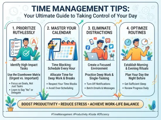 Time Management Tips: Your Ultimate Guide to Taking Control of Your Day2026